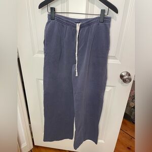 Brandy Melville Anastasia Tie Sweatpants in Faded Blue